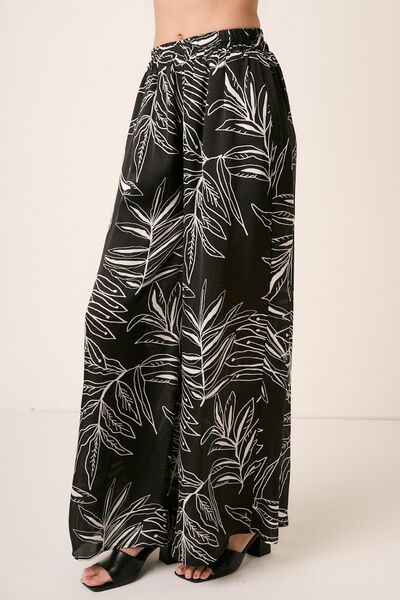 Mittoshop Printed Wide Leg Pants