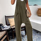Pocketed Spaghetti Strap Overalls