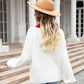 Heart Graphic Round Neck Sweater