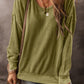 Round Neck Dropped Shoulder Sweatshirt