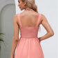 Full Size Smocked Square Neck Baby doll Tank