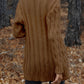 Cable-Knit Button Down Cardigan