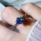 1 Carat Moissanite 6-Prong Solitaire Ring 💜