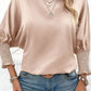 Women's Celeste Round Neck Batwing Sleeve Blouse