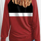 Round Neck Long Sleeve Graphic Sweatshirt