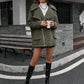 Double Take Zip-Up Collared Teddy Jacket