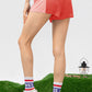 Relaxation Activewear Color Block Drawstring Active Shorts
