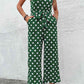 SavannahJayJumpers Polka Dot Grecian Wide Leg Jumpsuit