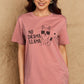 Malibu Dreams Simply Love Full Size NO DRAMA LLAMA Graphic Cotton Tee
