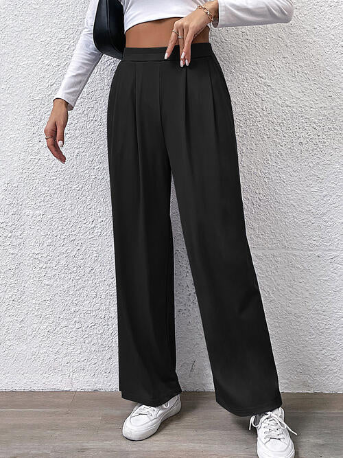 SoCozy Opaque High Waist Straight Pants