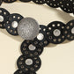 One Size Round Shape PU Leather Belt