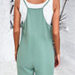 Spaghetti Strap Romper with Pockets