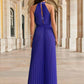 Cutout Tied Pleated Sleeveless Jumpsuit