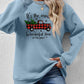 CHRISTMAS THEMED Graphic Round Neck Long Sleeve Sweatshirt