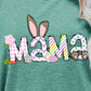 Seasonal Easter MAMA Graphic Round Neck T-Shirt