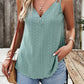 Eyelet V-Neck Double Strap Cami