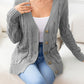 SavannahTree Button Down Cable-Knit Cardigan