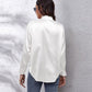 Button Up Collared Neck Long Sleeve Shirt