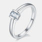Moissanite 925 Sterling Silver Solitaire Ring