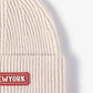 BeanieHatz NEW YORK Patch Rib-Knit Cuffed Beanie