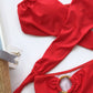 Halter Neck Two-Piece Bikini Set