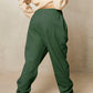 Simply Love Full Size Drawstring Flower Graphic Long Sweatpants