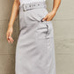 HYFVE Professional Poise Buckled Midi Skirt