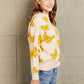 Woven Right Butterfly Dropped Shoulder Crewneck Sweater