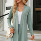 Open Front Long Sleeve Cardigan