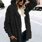 Teddy Hooded Jacket with Pockets