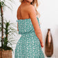 Women's Ditsy Floral Strapless Mini Dress