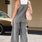 Pocketed Wide Leg Overall