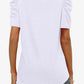 V-Neck Puff Sleeve Tee