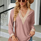 V-Neck Long Sleeve T-Shirt