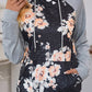 Printed Raglan Sleeve Hoodie