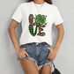 LOVE Round Neck Short Sleeve T-Shirt