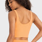 Deep V-Neck Crop Sports Bra in Assorted Colors