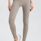 Basic Style High-Stretch Wide Waistband Sport Leggings