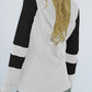 Waffle-knit Raglan Sleeve Zipper Front Hoody