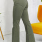 Women's Zenana Clementine Full Size High-Rise Bootcut Jeans in Olive