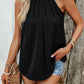 Ruched Grecian Neck Tank