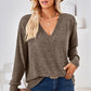 V-Neck Dropped Shoulder T-Shirt