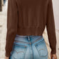 Button Up Long Sleeve Cardigan