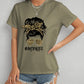 MOMLIFE Round Neck Short Sleeve T-Shirt