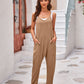 Spaghetti Strap Jumpsuit with Pockets