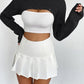 Full Size Distressed Long Sleeve Cropped Sweater