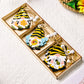 Hanging 3-Pack Bee Themed Wood Gnome Ornaments