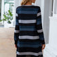 Women's Candida Striped Round Neck Long Sleeve Dress