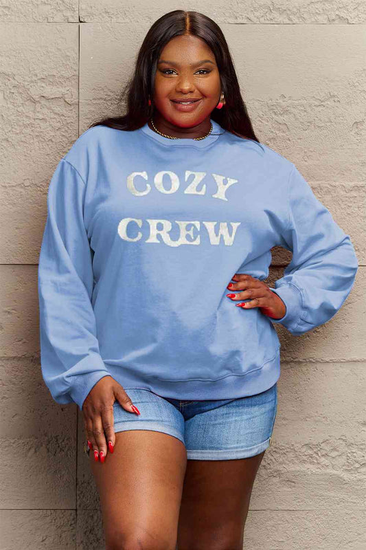 Simply Love SEASONAL Full Size COZY GREW Graphic Sweatshirt