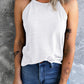 Women's Full Size Curved Hem Grecian Tank Top